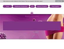 Tablet Screenshot of papilocare.com
